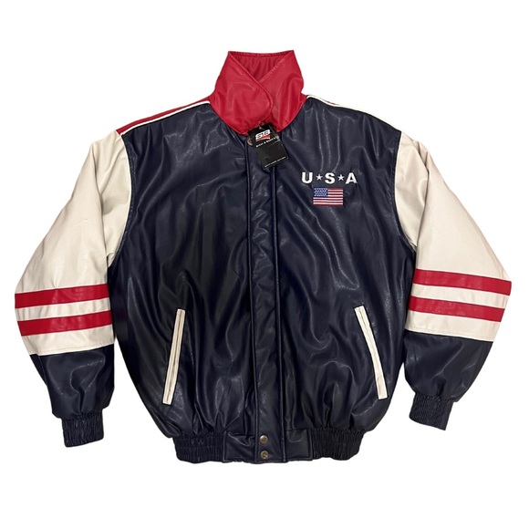Vintage Steve & Barry’s ≈ 1991 USA Bomber Jacket - Picture 2 of 6